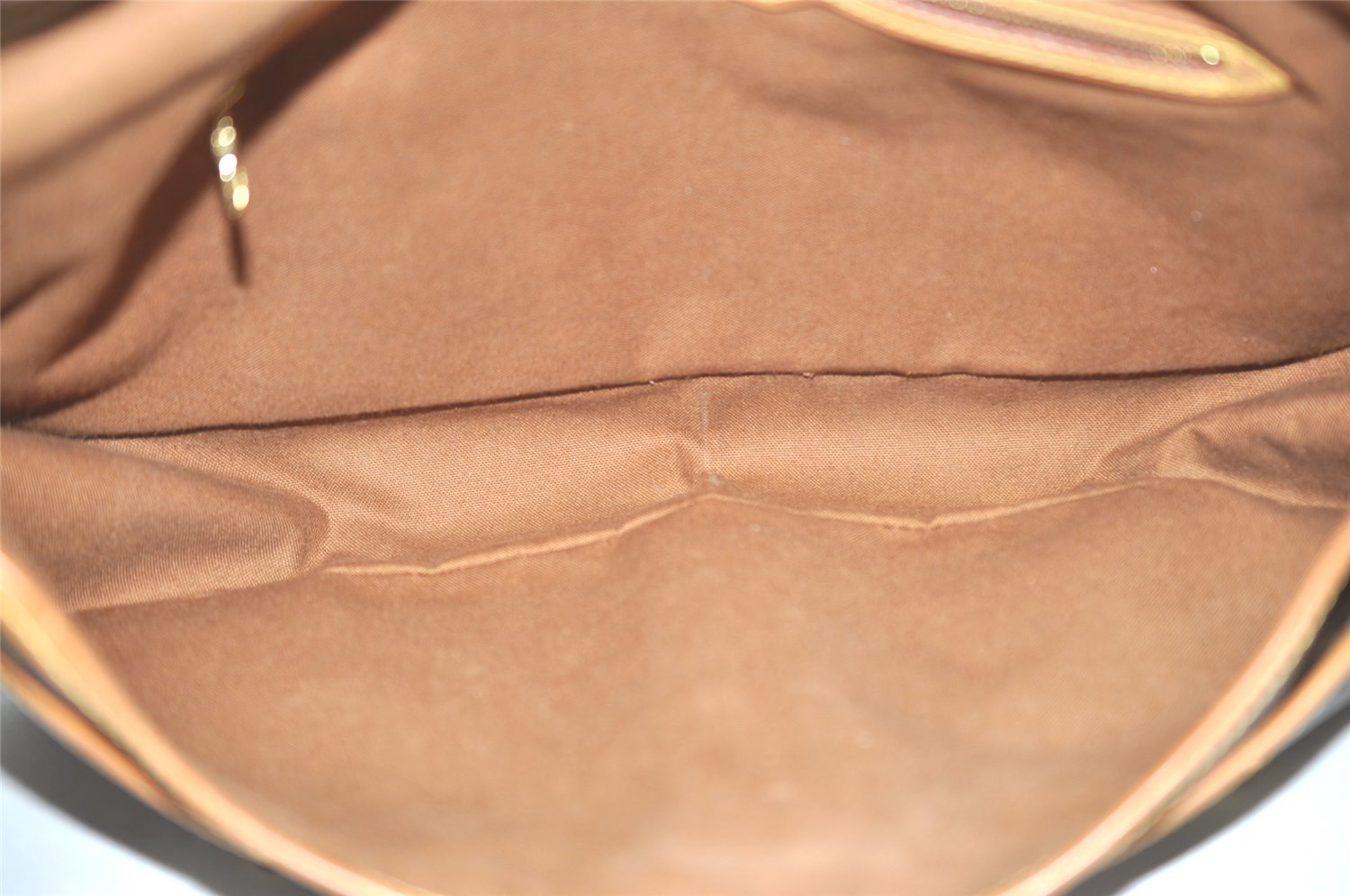 Authentic Louis Vuitton Monogram Gibeciere GM Shoulder Cross Bag M42246 LV 2589I