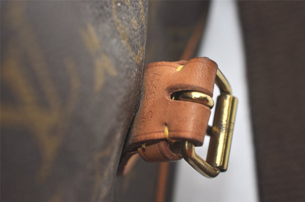 Authentic Louis Vuitton Monogram Gibeciere GM Shoulder Cross Bag M42246 LV 2589I