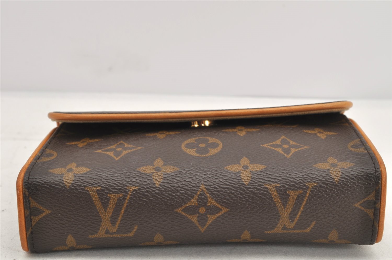 Auth Louis Vuitton Monogram Pochette Florentine Pouch Waist Bag N51856 LV 2589K