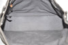 Authentic HERMES Fourre Tout MM Vintage Hand Tote Bag Canvas Gray 2590I