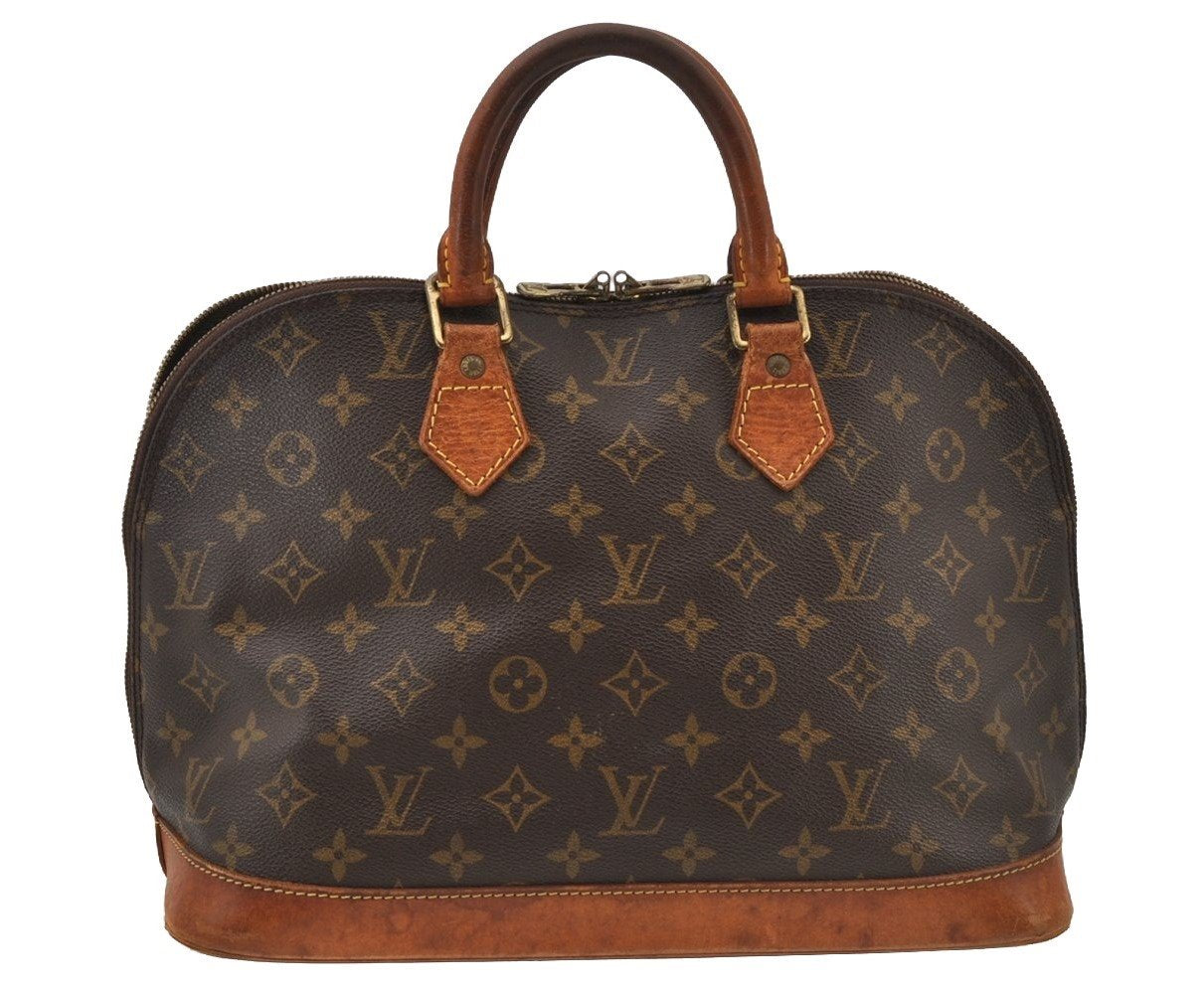 Authentic Louis Vuitton Monogram Alma Hand Bag Purse M51130 LV Junk 2590J