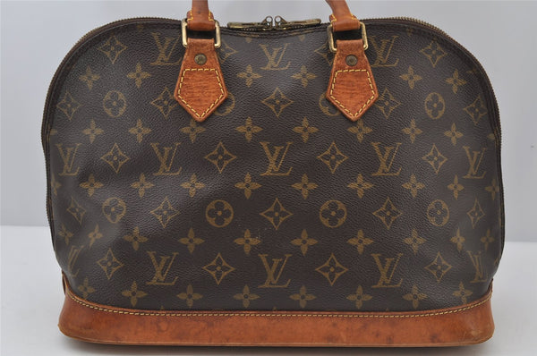 Authentic Louis Vuitton Monogram Alma Hand Bag Purse M51130 LV Junk 2590J