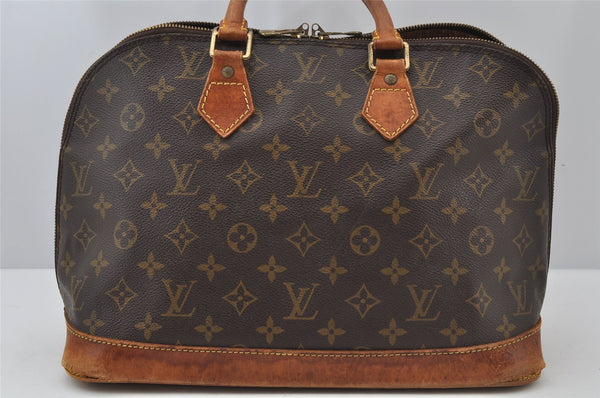 Authentic Louis Vuitton Monogram Alma Hand Bag Purse M51130 LV Junk 2590J