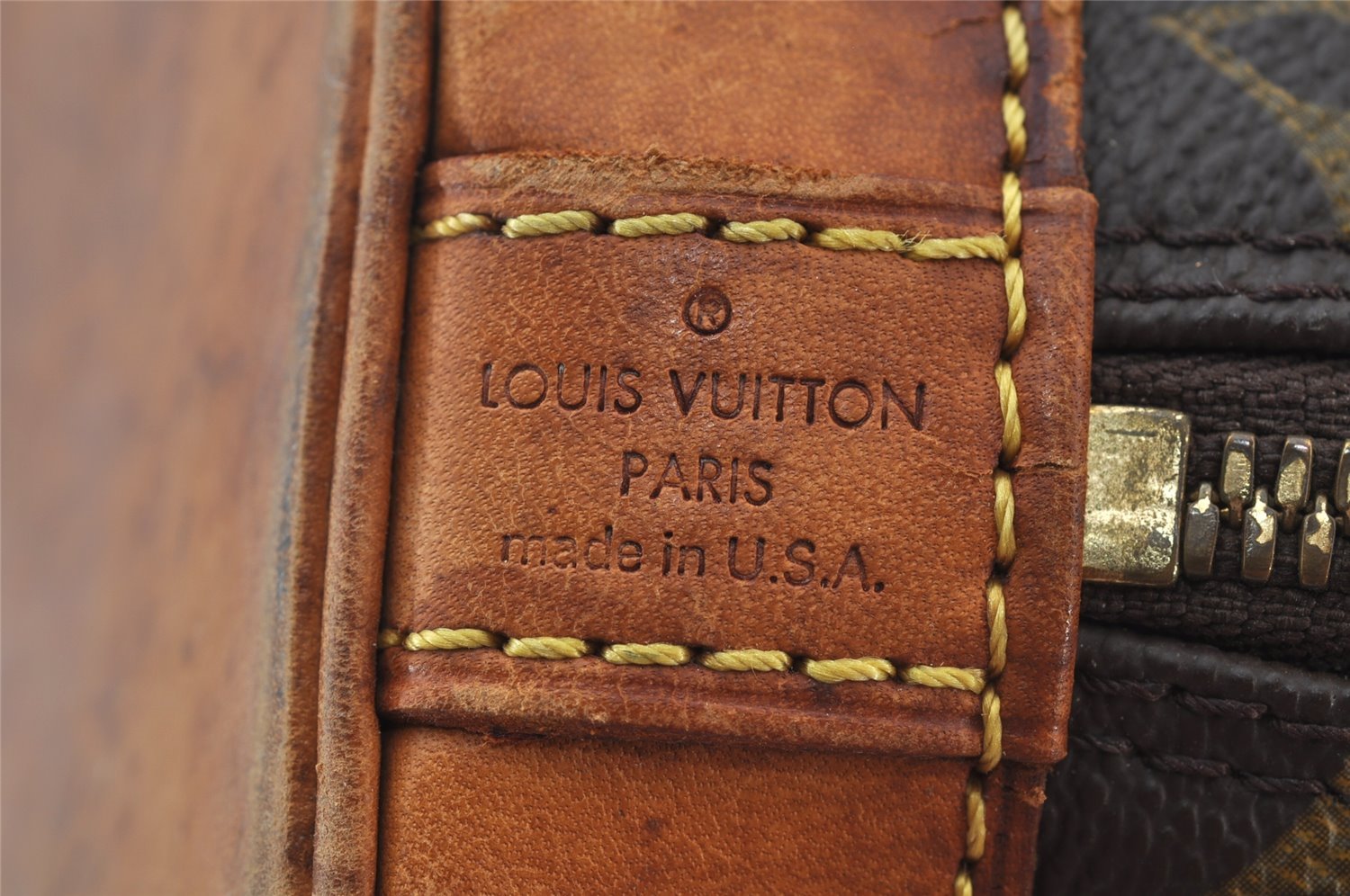 Authentic Louis Vuitton Monogram Alma Hand Bag Purse M51130 LV Junk 2590J