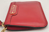 Authentic Louis Vuitton Vernis Pochette Cles NM Coin Purse Case M91669 Red 2590K