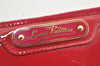 Authentic Louis Vuitton Vernis Pochette Cles NM Coin Purse Case M91669 Red 2590K