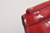 Authentic Louis Vuitton Vernis Pochette Cles NM Coin Purse Case M91669 Red 2590K