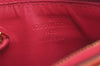 Authentic Louis Vuitton Vernis Pochette Cles NM Coin Purse Case M91669 Red 2590K