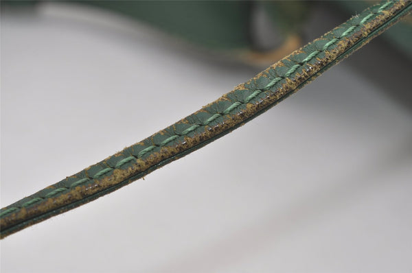 Authentic Louis Vuitton Epi Noe Shoulder Drawstring Bag Green M44004 LV 2591I