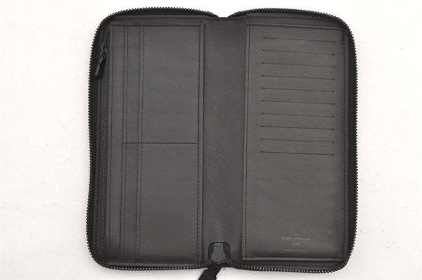 Authentic Louis Vuitton Monogram Shadow Zippy Wallet Vertical M62902 LV 2591K