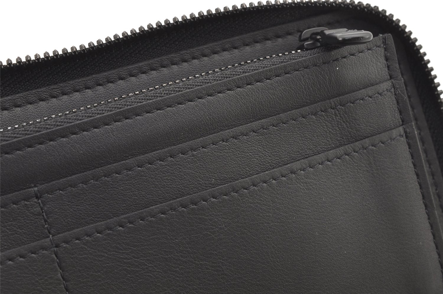 Authentic Louis Vuitton Monogram Shadow Zippy Wallet Vertical M62902 LV 2591K
