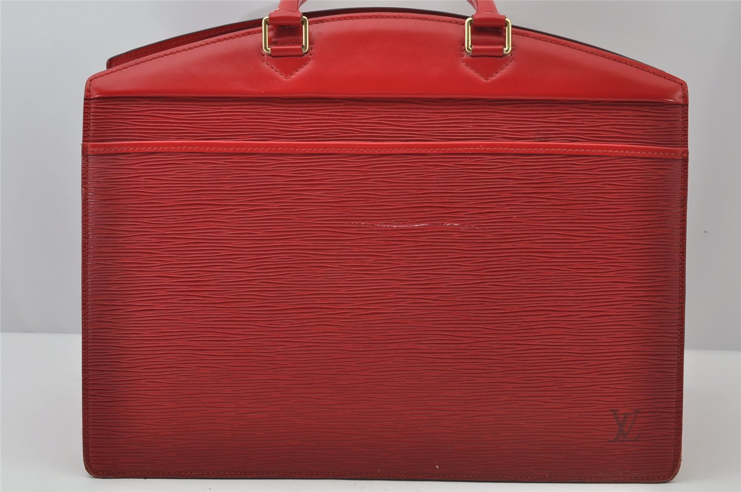 Authentic Louis Vuitton Epi Riviera Hand Bag Red M48187 LV 2592J