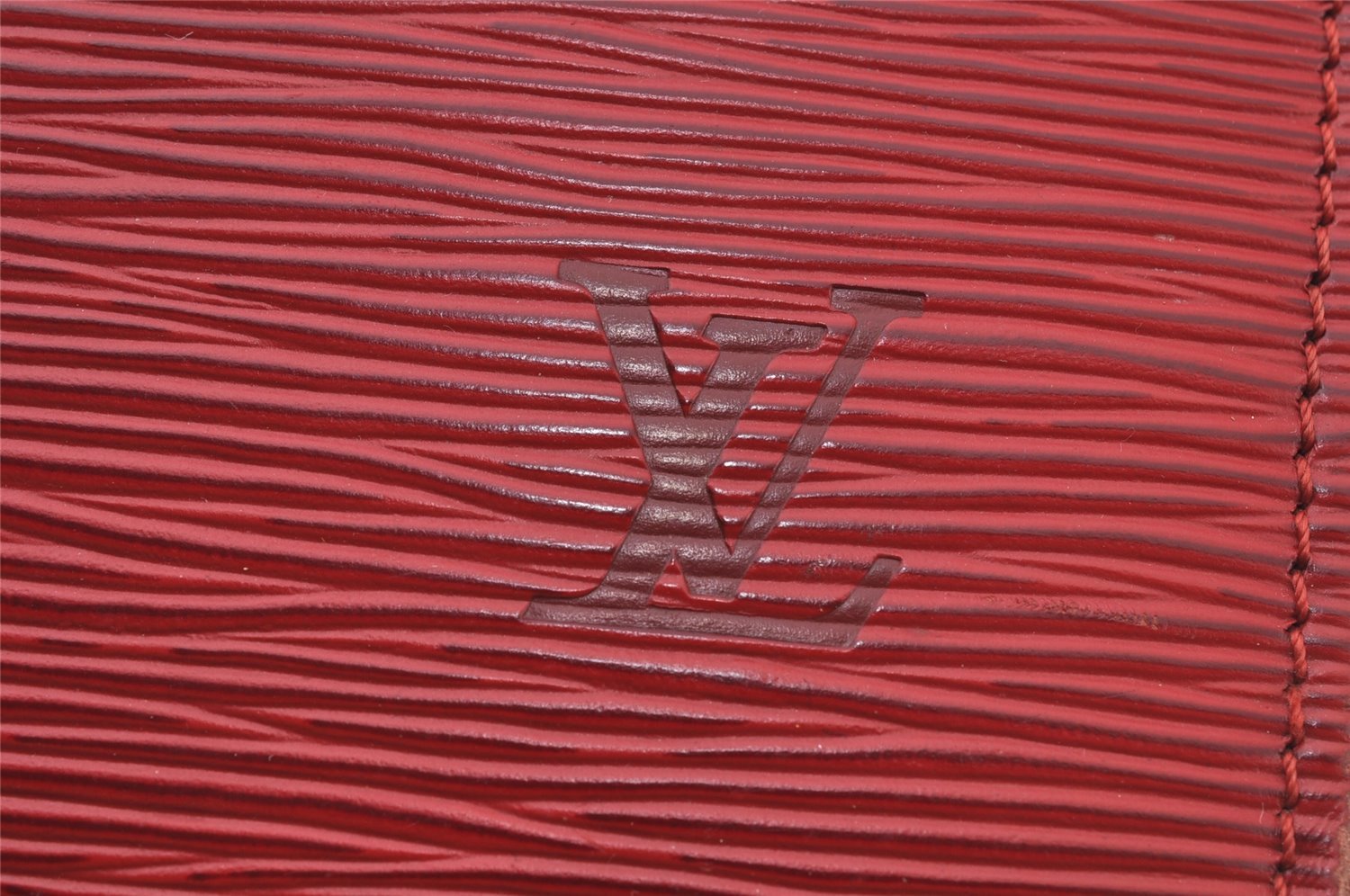 Authentic Louis Vuitton Epi Riviera Hand Bag Red M48187 LV 2592J