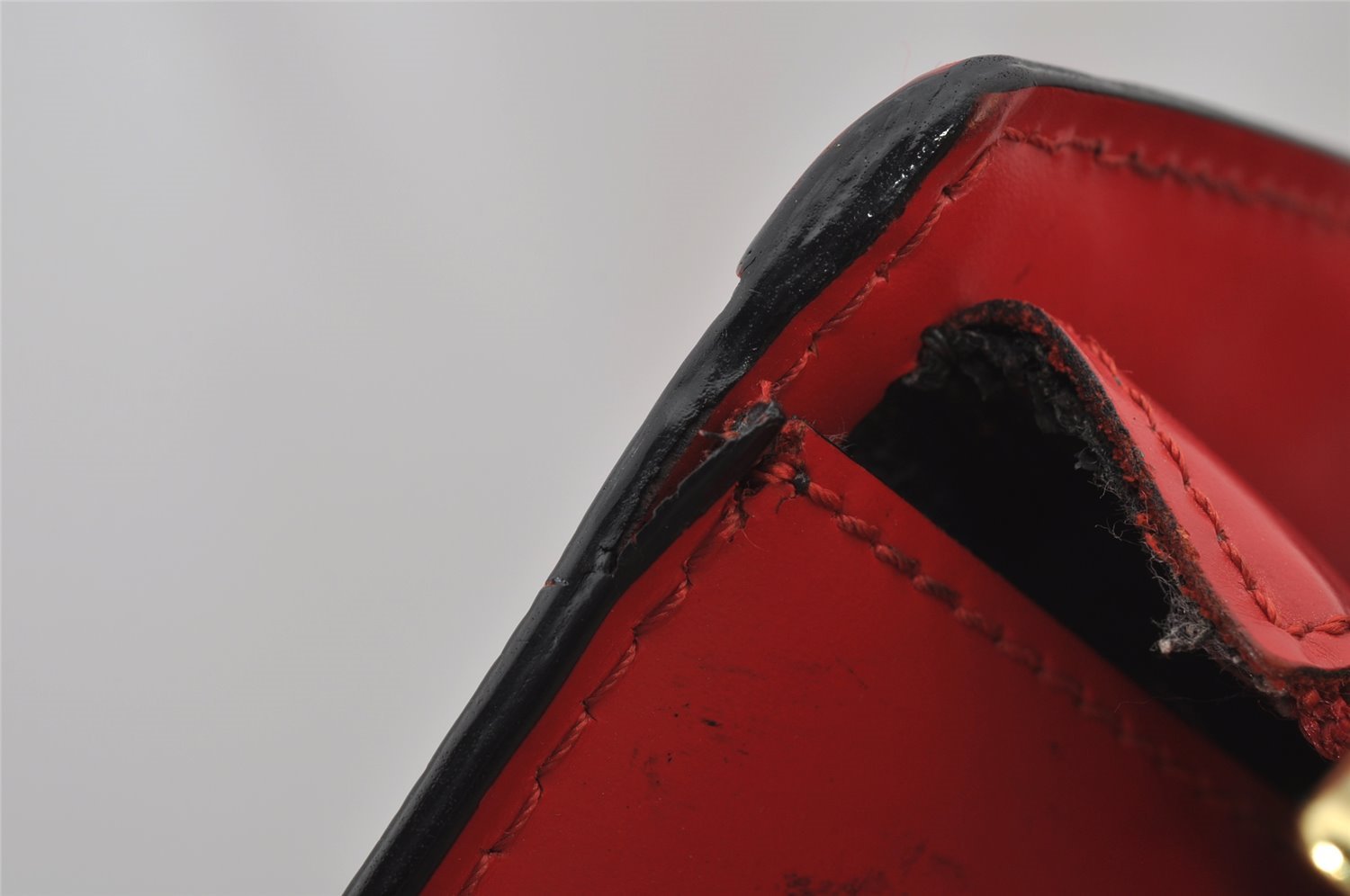 Authentic Louis Vuitton Epi Riviera Hand Bag Red M48187 LV 2592J