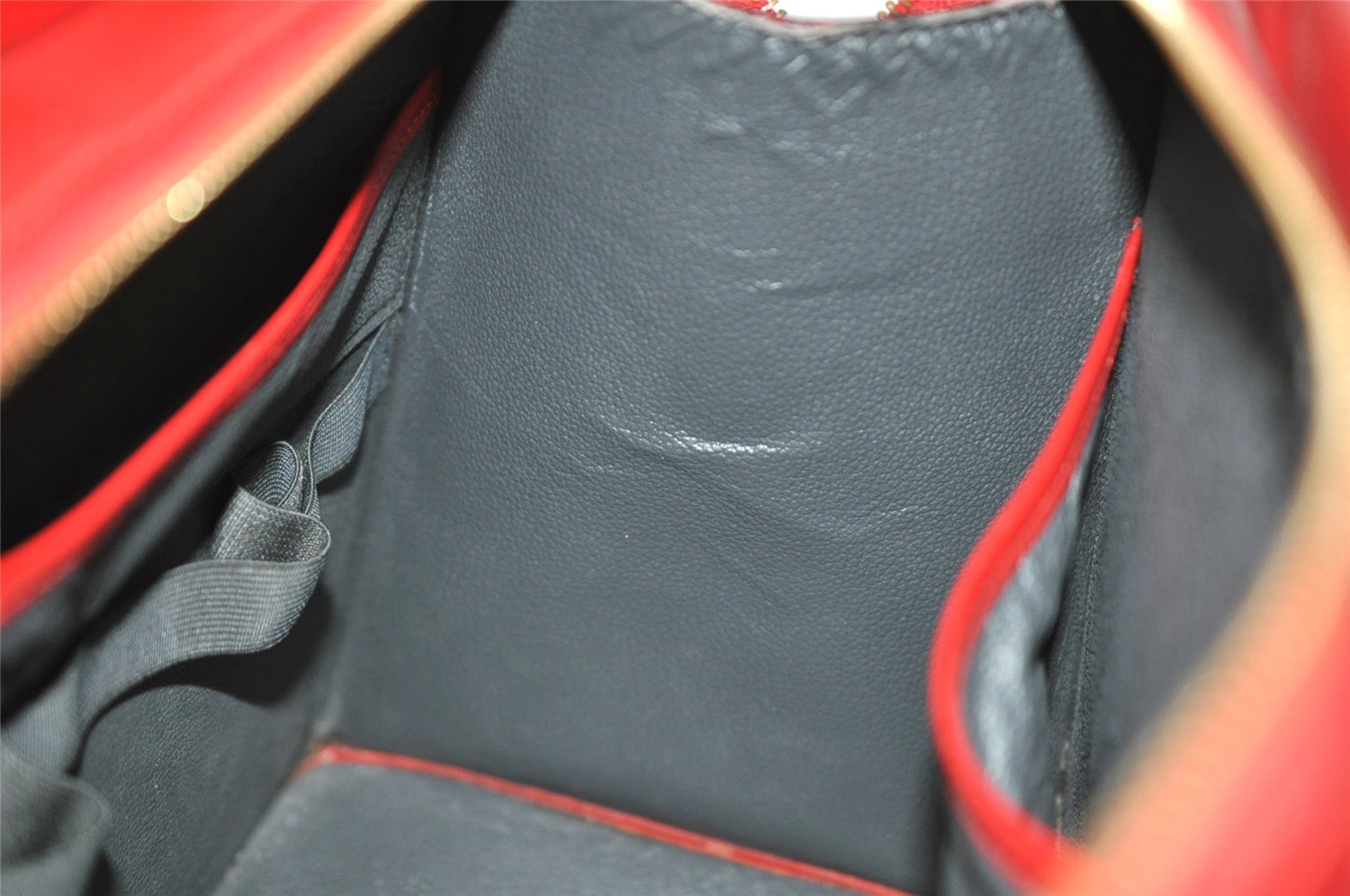 Authentic Louis Vuitton Epi Riviera Hand Bag Red M48187 LV 2592J