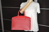 Authentic Louis Vuitton Epi Riviera Hand Bag Red M48187 LV 2592J