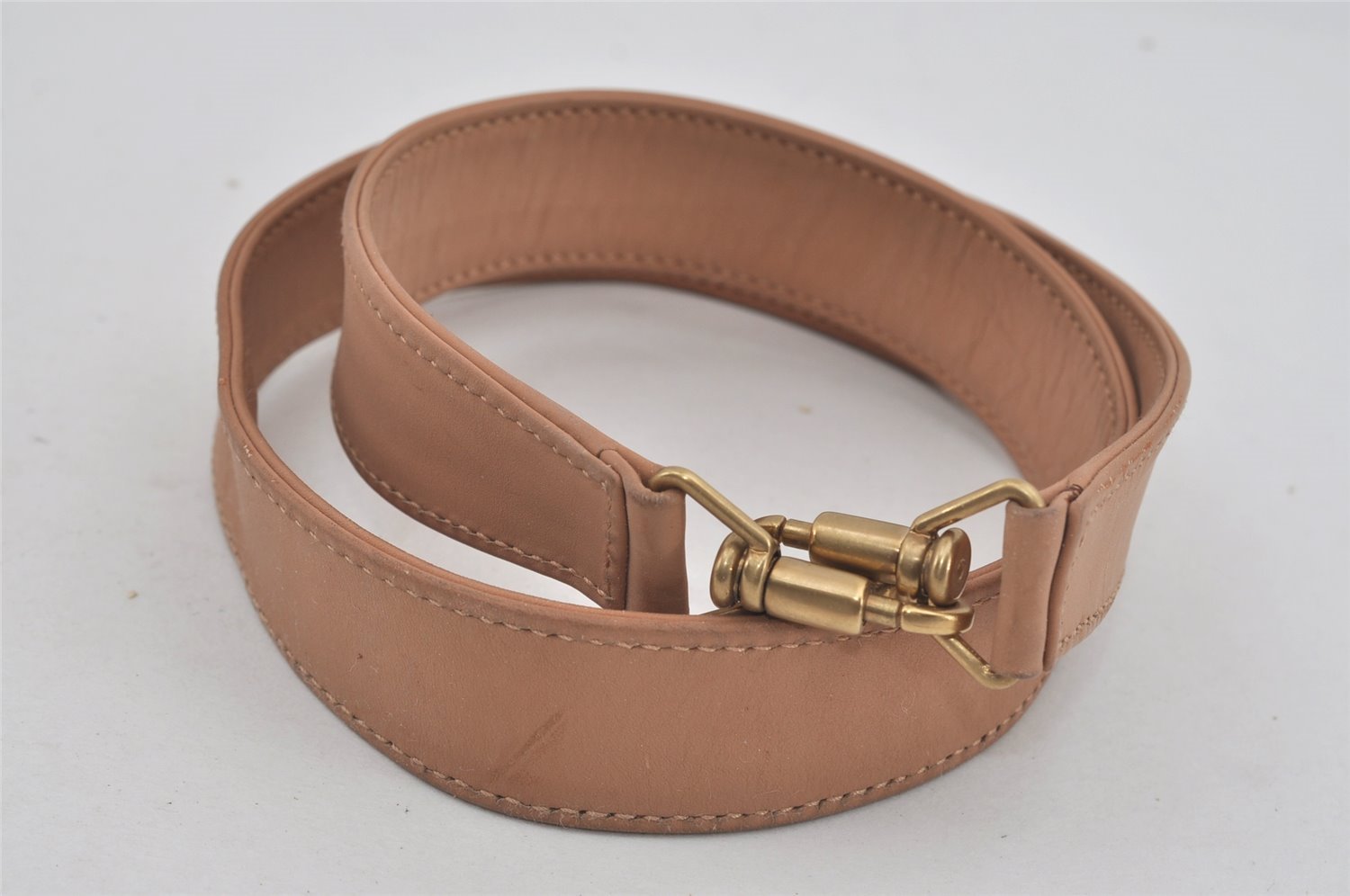 Authentic GUCCI Vintage Bamboo Shoulder Tote Bag Suede Leather Beige Junk 2593I