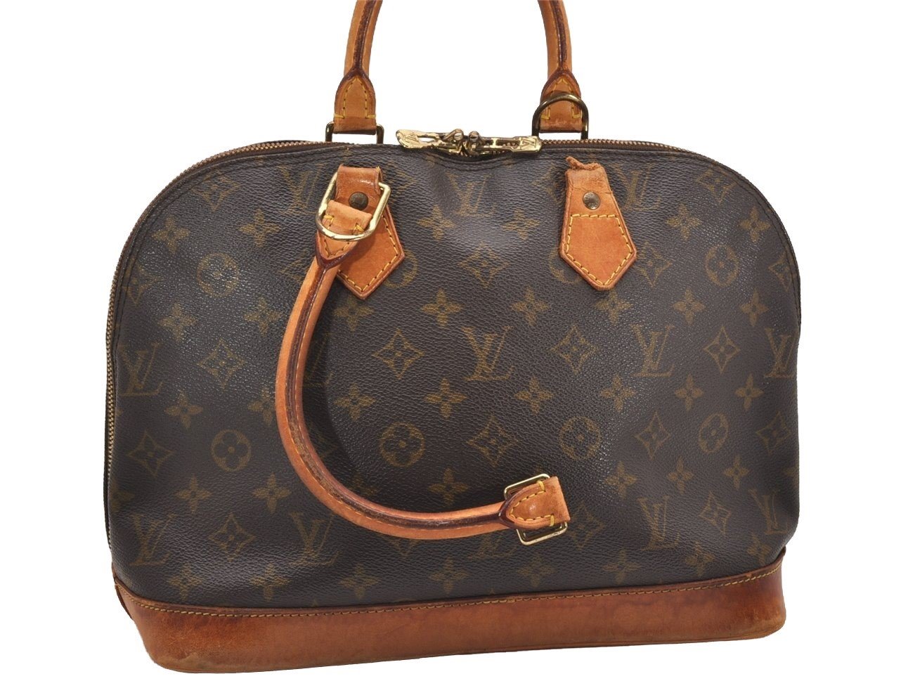 Authentic Louis Vuitton Monogram Alma Hand Bag Purse M51130 LV Junk 2593J