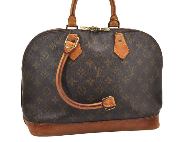 Authentic Louis Vuitton Monogram Alma Hand Bag Purse M51130 LV Junk 2593J