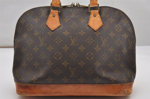 Authentic Louis Vuitton Monogram Alma Hand Bag Purse M51130 LV Junk 2593J