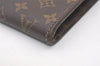 Authentic Louis Vuitton Monogram Poche Ministre Document Case M53445 LV 2596J