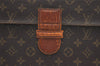 Authentic Louis Vuitton Monogram Poche Ministre Document Case M53445 LV 2596J