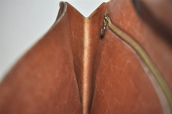 Authentic Louis Vuitton Monogram Poche Ministre Document Case M53445 LV 2596J