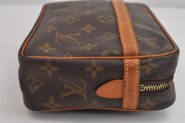 Authentic Louis Vuitton Monogram Compiegne 23 Clutch Hand Bag M51847 LV 2598J