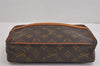Authentic Louis Vuitton Monogram Compiegne 23 Clutch Hand Bag M51847 LV 2598J