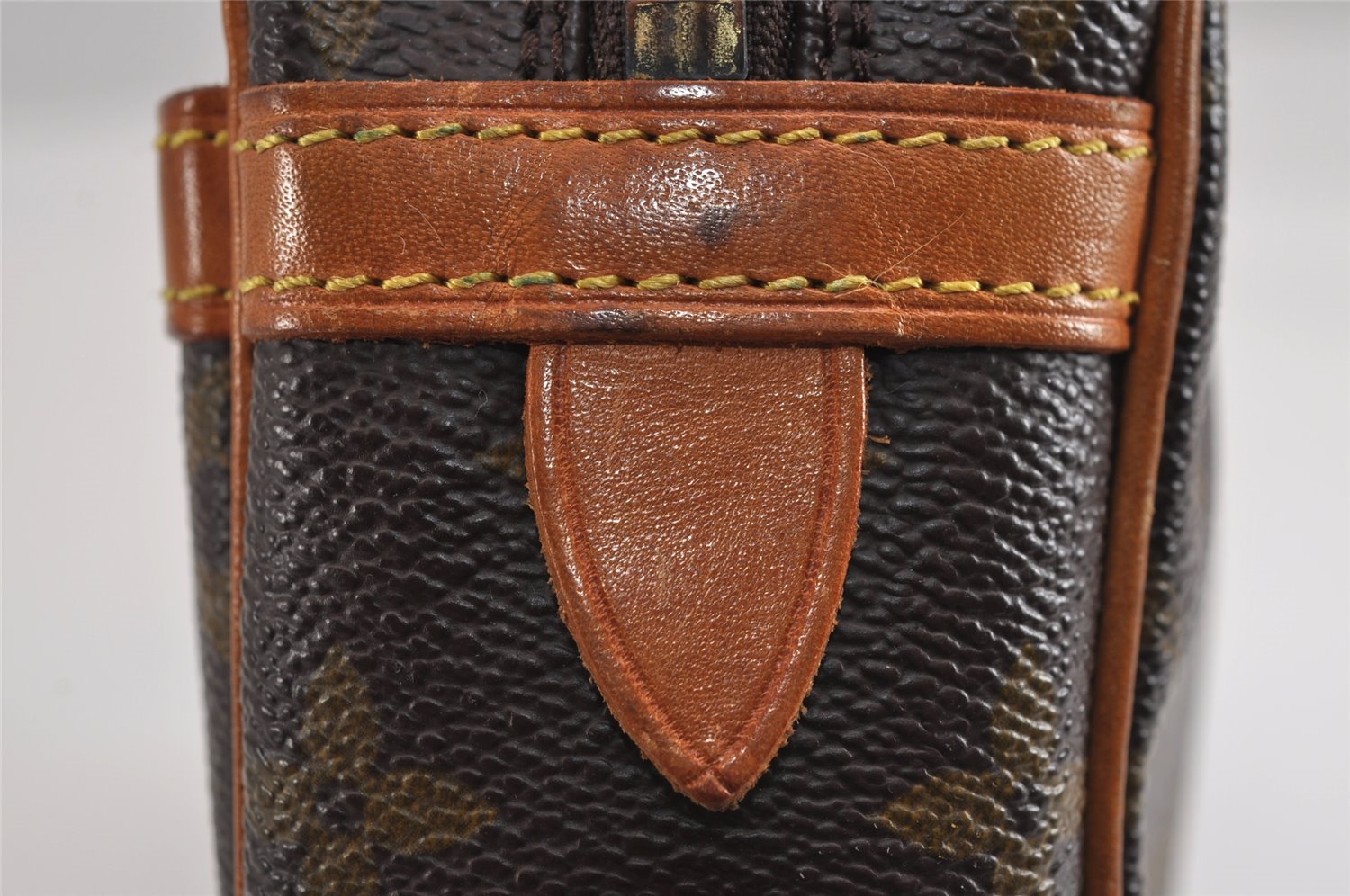 Authentic Louis Vuitton Monogram Compiegne 23 Clutch Hand Bag M51847 LV 2598J