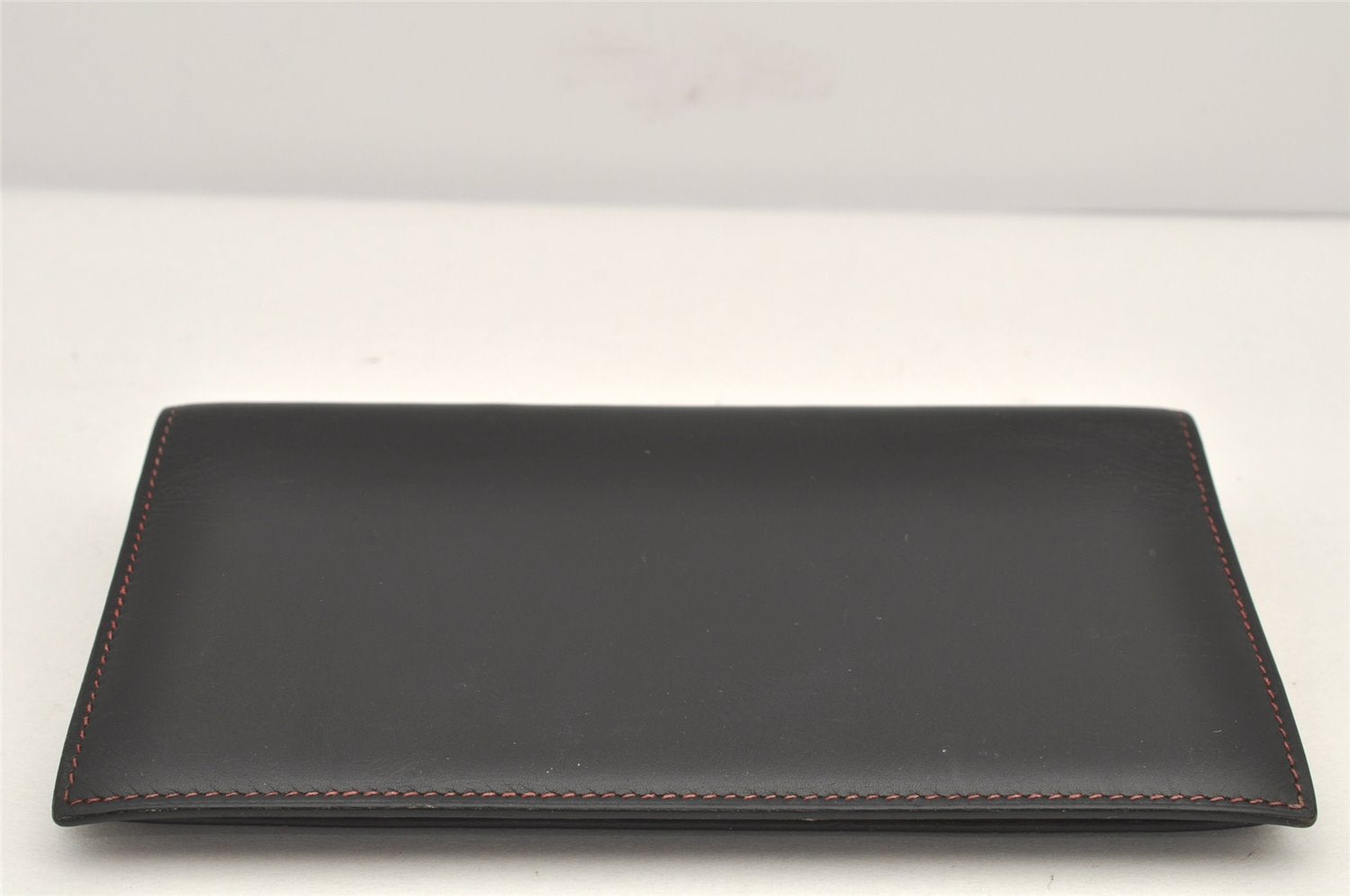 Authentic HERMES Vision II Simple Agenda Cover Day Planner Leather Black 2598K