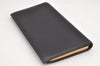 Authentic HERMES Vision II Simple Agenda Cover Day Planner Leather Black 2598K