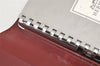 Authentic HERMES Vision II Simple Agenda Cover Day Planner Leather Black 2598K