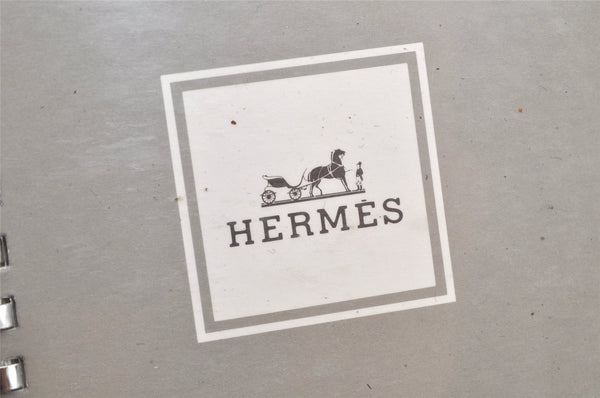 Authentic HERMES Vision II Simple Agenda Cover Day Planner Leather Black 2598K