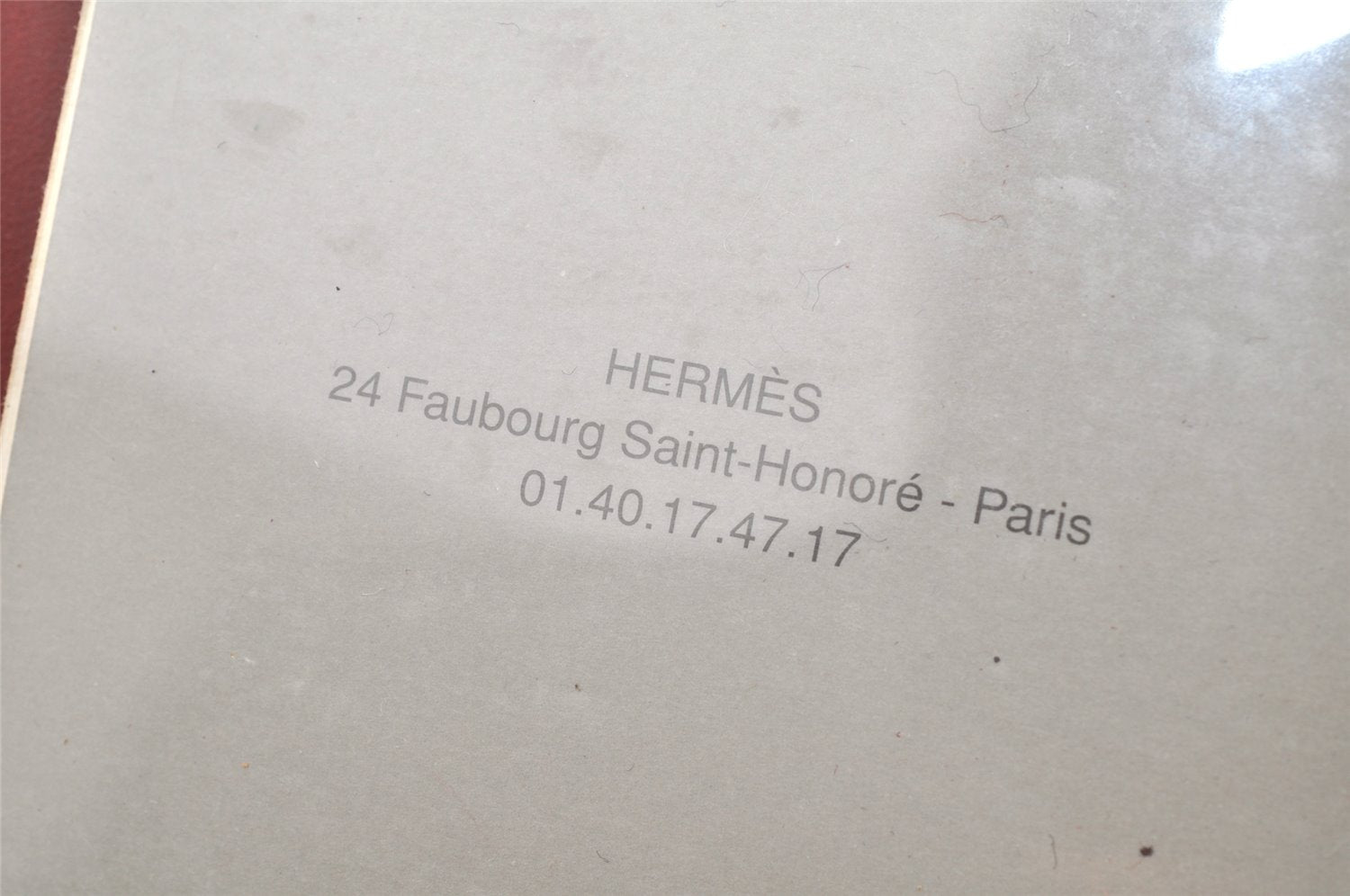 Authentic HERMES Vision II Simple Agenda Cover Day Planner Leather Black 2598K