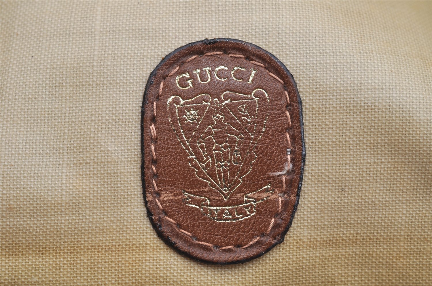 Authentic GUCCI Vintage 2Way Shoulder Hand Boston Bag Leather Brown 2599I