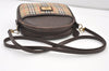 Authentic Burberrys Nova Check Shoulder Cross Bag Canvas Leather Beige 2599J
