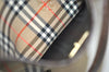 Authentic Burberrys Nova Check Shoulder Cross Bag Canvas Leather Beige 2599J