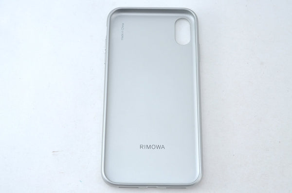 Authentic RIMOWA Groove Aluminum iPhone Xs Max Case Silver New 3Set Box 2600I