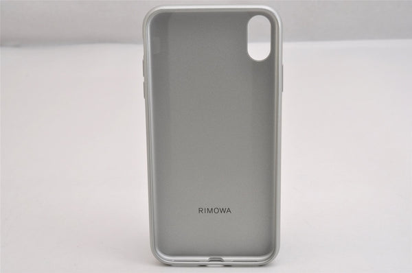 Authentic RIMOWA Groove Aluminum iPhone Xs Max Case Silver New 3Set Box 2600I