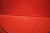 Authentic HERMES Dogon GM Leather Long Wallet Purse Red 2600K