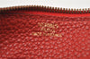 Authentic HERMES Dogon GM Leather Long Wallet Purse Red 2600K