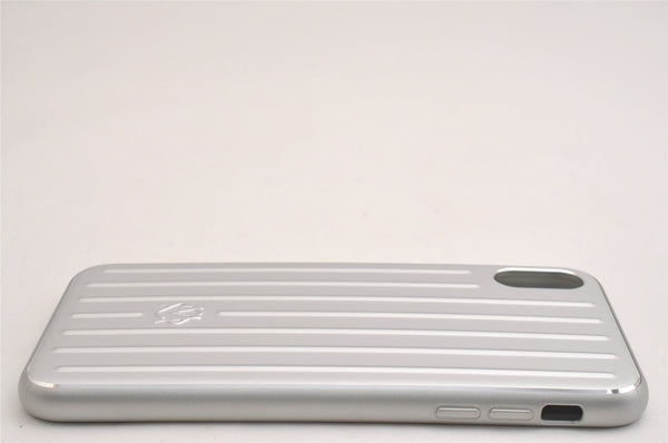 Authentic RIMOWA Groove Aluminum iPhone Xs Max Case Silver New 3Set Box 2601I