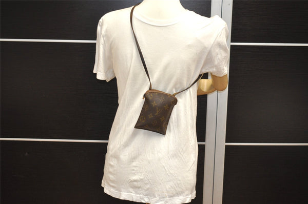 Auth Louis Vuitton Monogram Pochette Secret Shoulder Bag Pouch Old Model 2602I