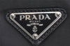 Authentic PRADA Nylon Tessuto Leather Shoulder Cross Body Bag Purse Black 2602J
