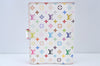 Louis Vuitton Monogram Multicolor Agenda PM Notebook Cover White Pink 2602K