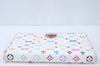 Louis Vuitton Monogram Multicolor Agenda PM Notebook Cover White Pink 2602K