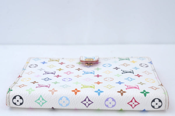 Louis Vuitton Monogram Multicolor Agenda PM Notebook Cover White Pink 2602K