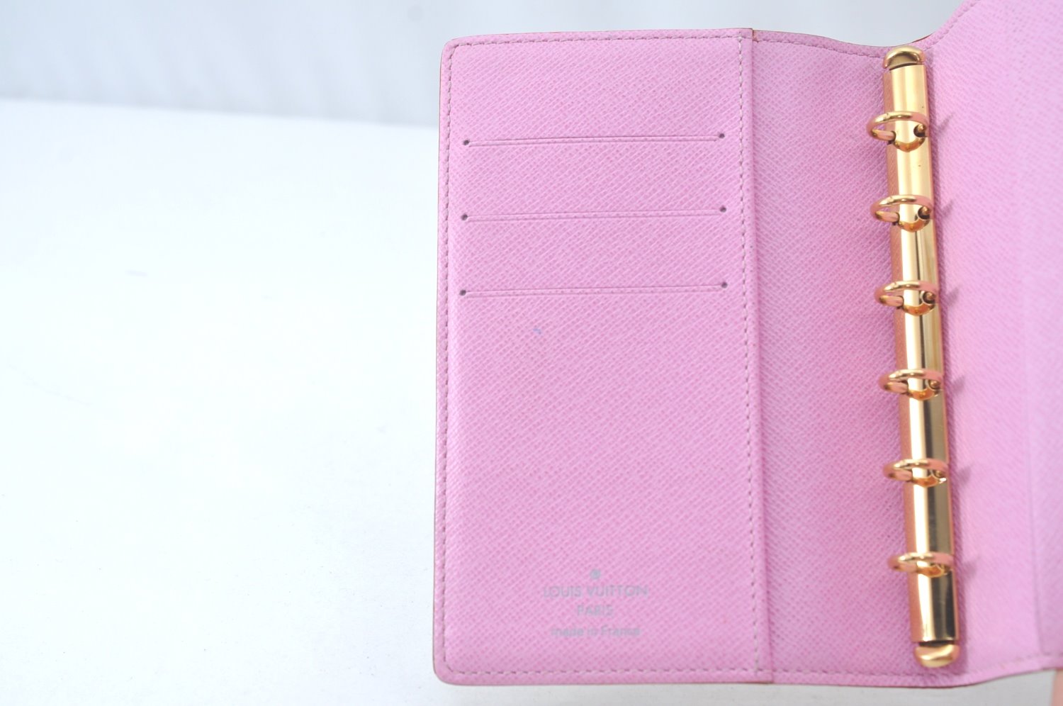 Louis Vuitton Monogram Multicolor Agenda PM Notebook Cover White Pink 2602K