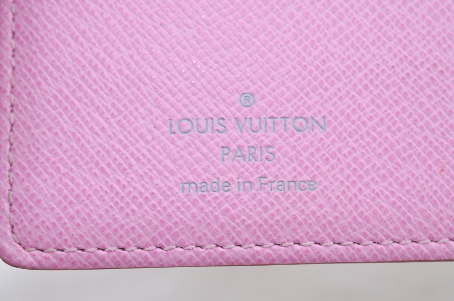 Louis Vuitton Monogram Multicolor Agenda PM Notebook Cover White Pink 2602K